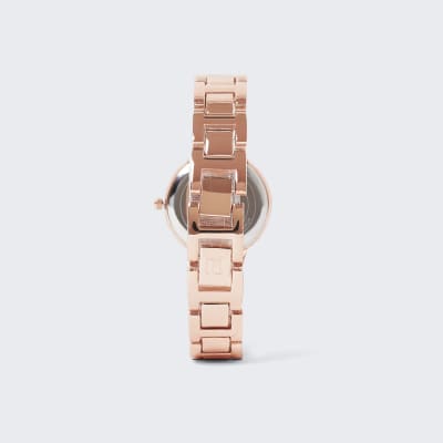 Rose gold Slim Crystal Watch