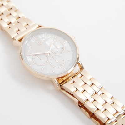 Rose gold watch outlet river island