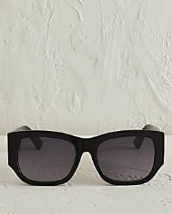 RSD Black acetate large cateye sunglasses