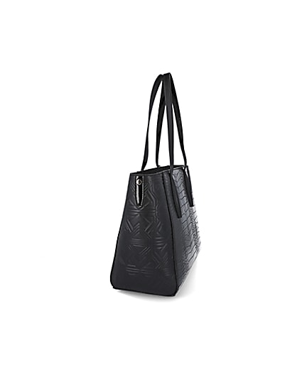 360 degree animation of product RSD Black Croc and Embossed Shopper Bag frame-7