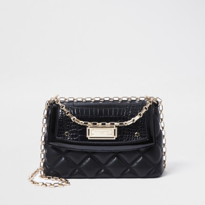 Rue Saint Dominique black shoulder bag | River Island