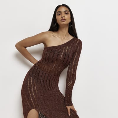 shona joy core cocktail dress burgundy