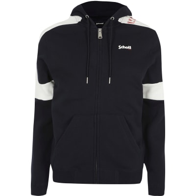 schott zip hoodie