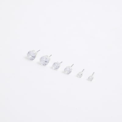 3 Pack Stud Earrings