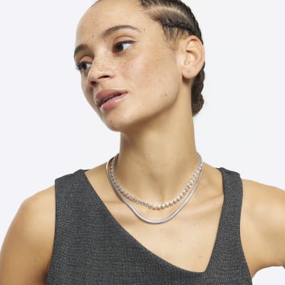 River island deals choker necklace