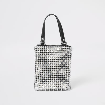 River Island metallic handbag