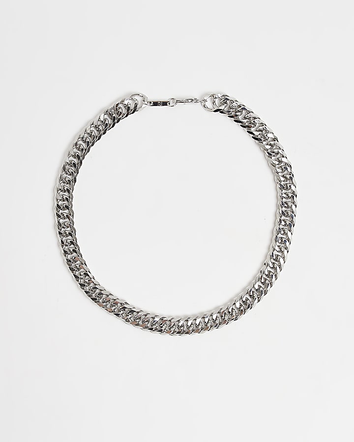 Silver colour chain Necklace