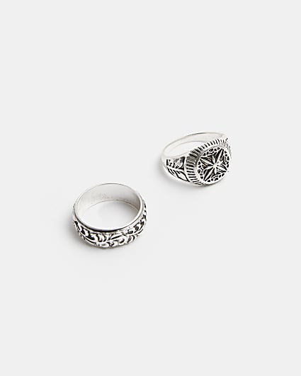 Silver colour Multipack rings