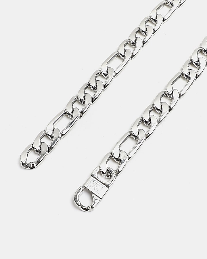 Silver colour neck chain