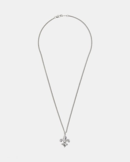 Silver colour pendant Necklace