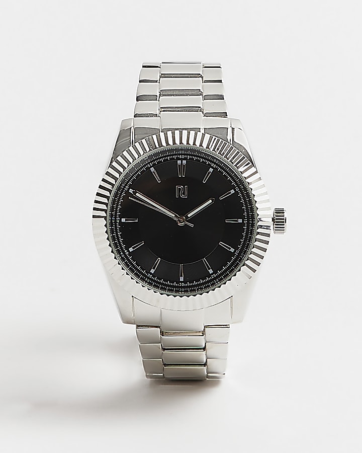 Silver colour Watch with giftbox