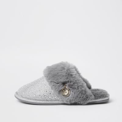 river island womens slippers