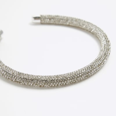 River island clearance diamante choker