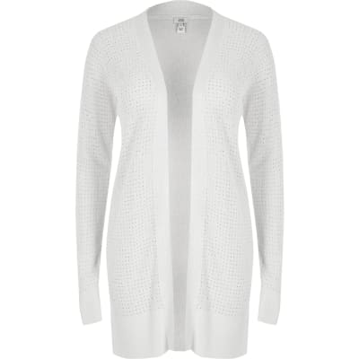 Silver diamante knitted cardigan