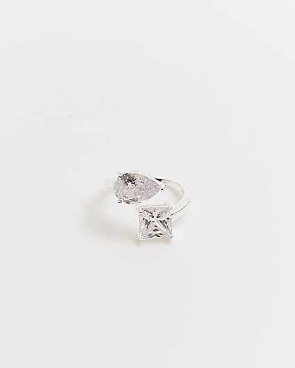 Silver ​Diamante ring