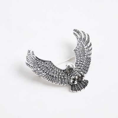 Silver Eagle Brooch
