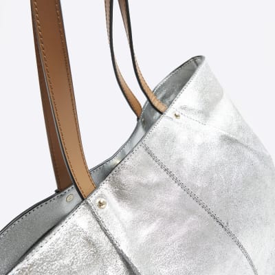 Silver shopper on sale