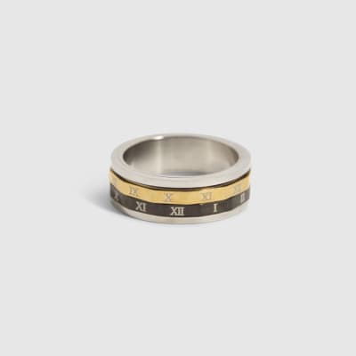 Silver Metal Stainless Spinner Ring