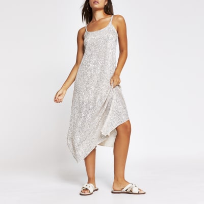 sequin cami dress