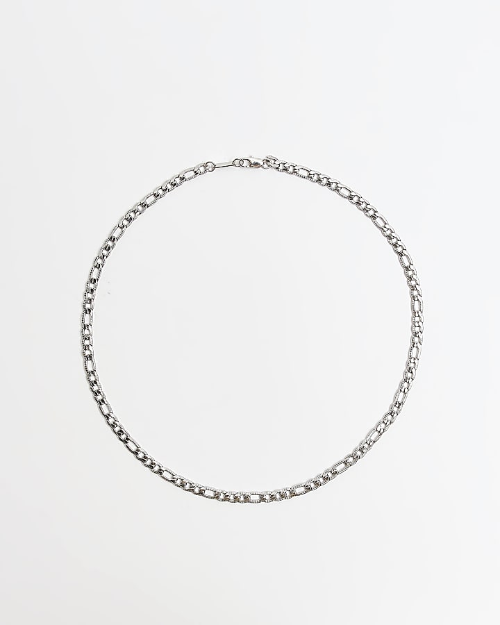Silver Steel chain necklace