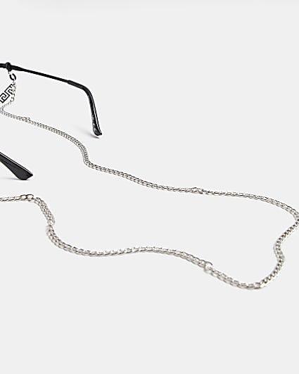Silver sunglasses chain