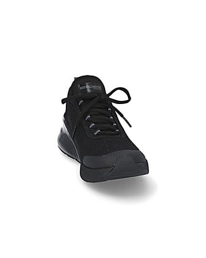 360 degree animation of product Skechers Black lace up trainers frame-20