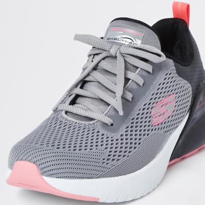 skechers shoes gray