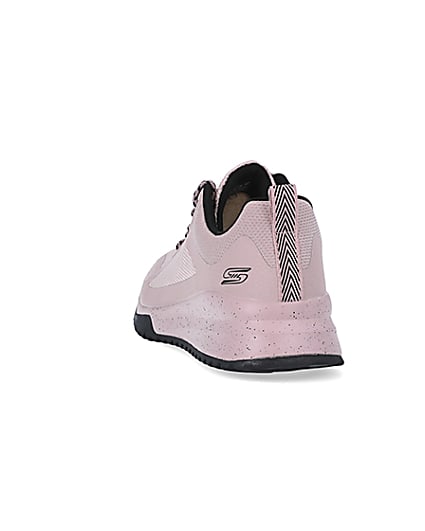 360 degree animation of product Skechers pink bobs sport squad 3 trainers frame-8