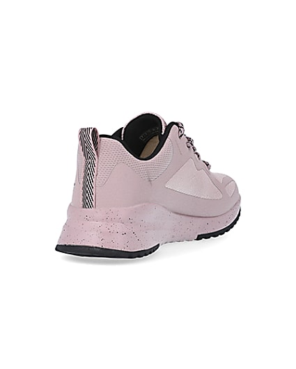 360 degree animation of product Skechers pink bobs sport squad 3 trainers frame-11