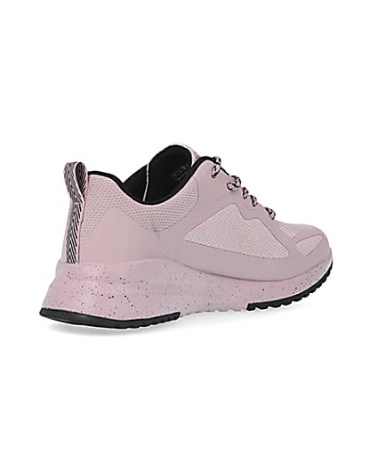 360 degree animation of product Skechers pink bobs sport squad 3 trainers frame-12