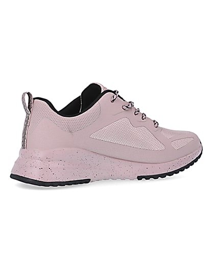360 degree animation of product Skechers pink bobs sport squad 3 trainers frame-13
