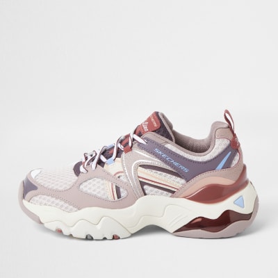 skechers retro trainers