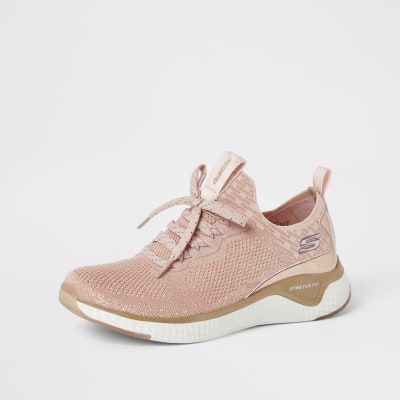 skechers pink trainers