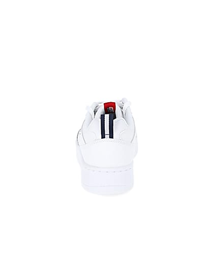 360 degree animation of product Skechers white Court trainers frame-9