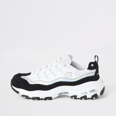 skechers metallic trainers