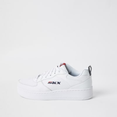 skechers lace up trainers