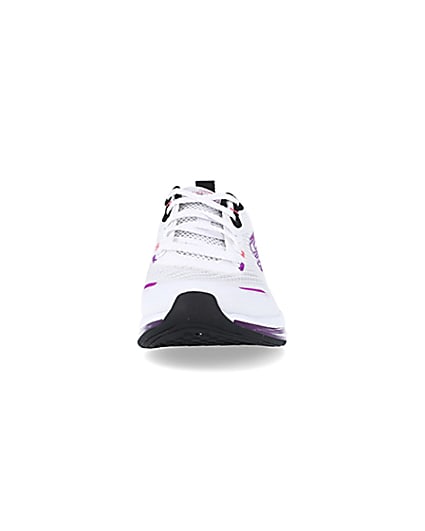 360 degree animation of product Skechers white Skech-air element 2.0 trainers frame-21