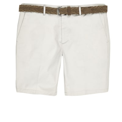 River island mens chino shorts on sale