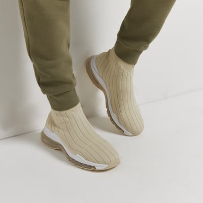 knit sock runner trainers