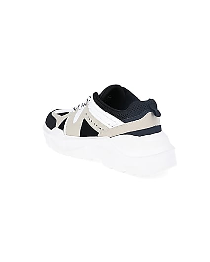 360 degree animation of product Stone caged chunky trainers frame-6