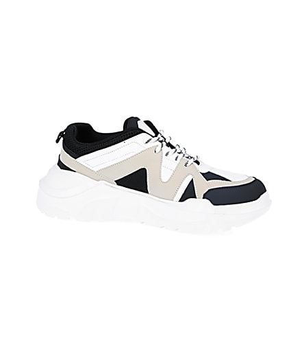 360 degree animation of product Stone caged chunky trainers frame-16