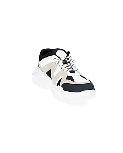 360 degree animation of product Stone caged chunky trainers frame-19
