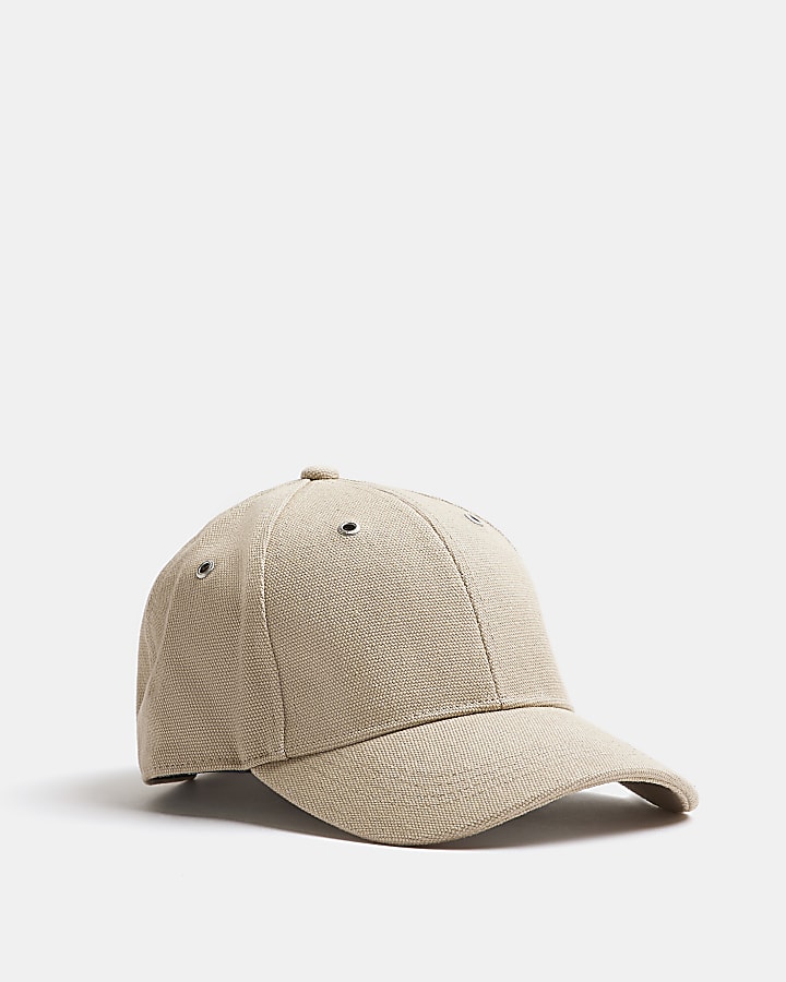 Stone canvas embroidered cap