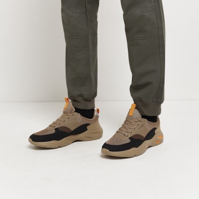 stone chunky trainers