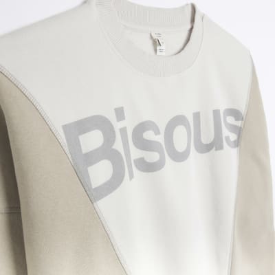 Stone graphic print sweatshirt