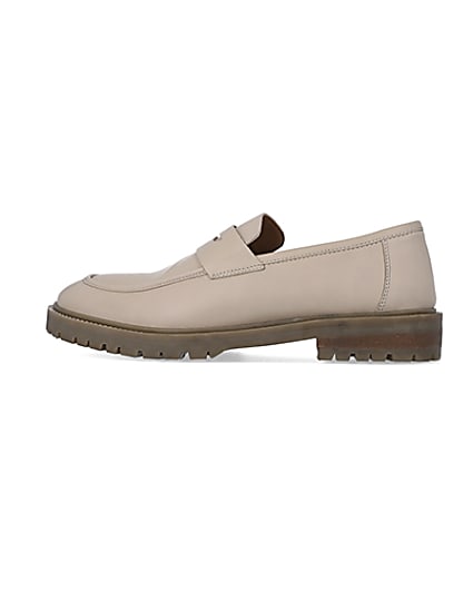 360 degree animation of product Stone Leather Loafers frame-4