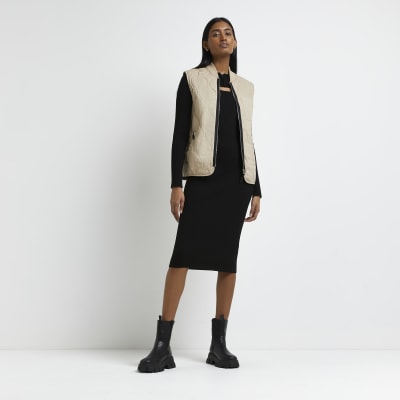 long gilet river island