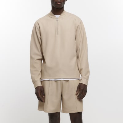 River island 2025 half zip