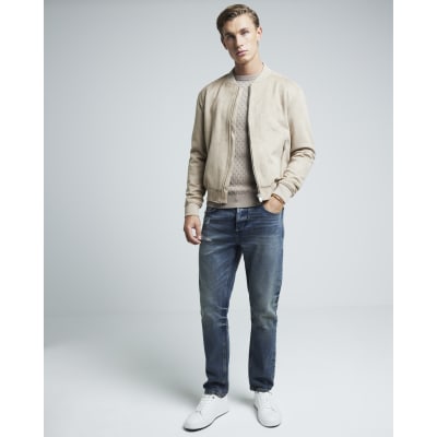 Stone bomber sales jacket mens