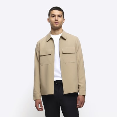 Mens coats shop river island